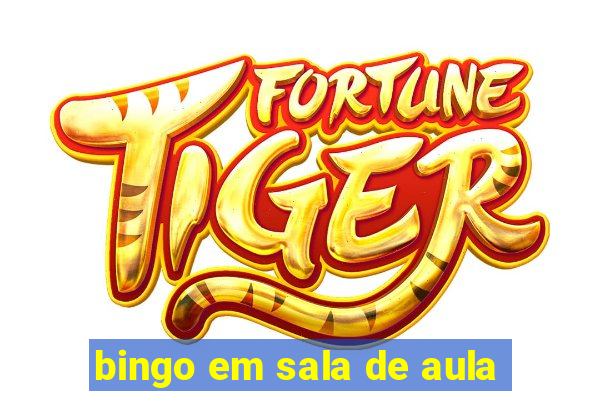 bingo em sala de aula